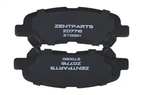 колодки тормозные дисковые!\ Toyota Highlander 2.7/3.5 09> Z07718 ZENTPARTS
