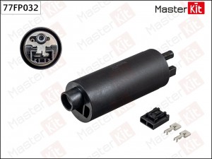 Насос топливный  AUDI 80/100/A6 (4bar) Masterkit 77FP032 MASTER KIT