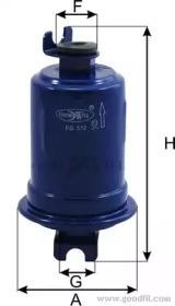Фильтр топливный FG512 FG 512 GOODWILL