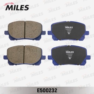 Колодки тормозные передние (Смесь CERAMIC серия PRO) TOYOTA AVENSIS VERSO 2.0/2. E500232 MILES