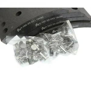 Накладка тормозной колодки МАЗ-5440 MAN MERCEDES задней/передней стандарт (410х1 350-33-043 MEGA POWER