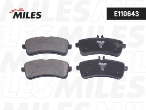 Колодки тормозные задние (Смесь Semi-Metallic) MERCEDES-BENZ W222 13- (TRW GDB20 E110643 MILES