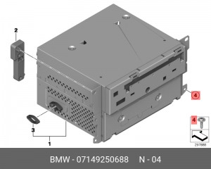 Винт BMW OE 07 14 9 250 688 BMW