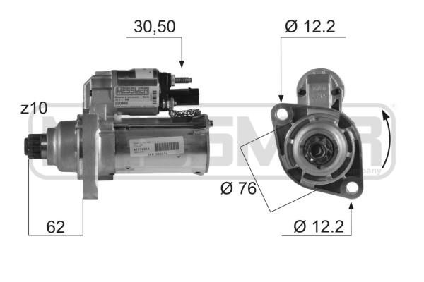 Стартер VW GOLF JETTA PASSAT 1.6-2.0 05-10 220448 220448 ERA
