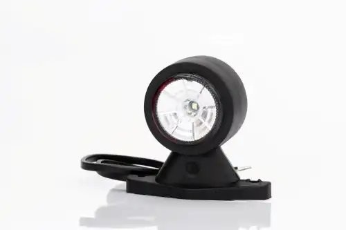 фонарь габаритный! рожок LED прямой, на кор. ножке, L=88мм, с кабелем, 12-36V\ FT009ALED FRISTOM