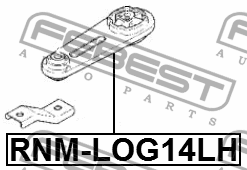 Опора двигателя RNM-LOG14LH RNM-LOG14LH FEBEST