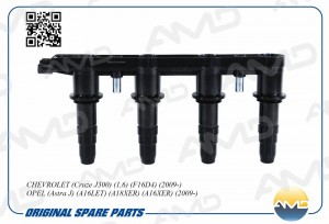 Катушка зажигания CHEVROLET Cruze J300, 1,6, F16D4, 2009-, OPEL Astra J, A16LET, AMD.EL839 AMD