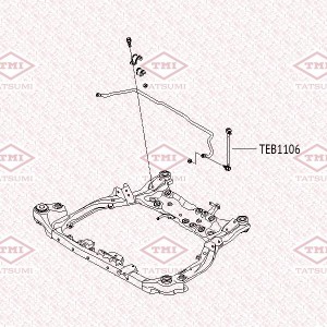 Тяга стабилизатора передняя L/R KIA Cee'd/Cerato 06-Hyundai i30/Elantra 08- TEB1 TEB1106 TATSUMI