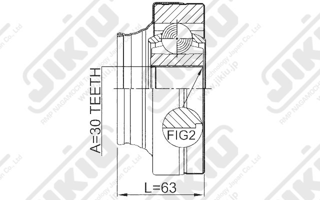 ШРУС JC33061 JC33061 JIKIU