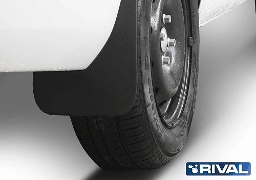 брызговики задние!термоэластопласт\Lada Vesta SD, SW 15>, Vesta CNG SD 17> 26006001 RIVAL