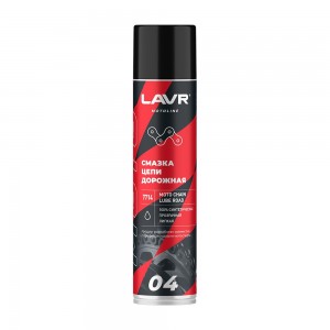 СМАЗКА ЦЕПИ ДОРОЖНАЯ LAVR MOTO, 400 МЛ LN7714 LAVR