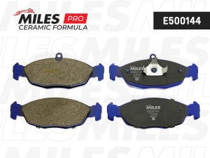 Колодки тормозные передние (Смесь CERAMIC серия PRO) OPEL ASTRA F/DAEWOO NEXIA/C E500144 MILES