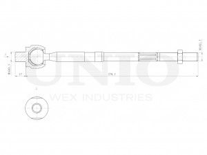 Тяга рулевая SSP-30097 UNIO
