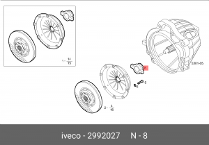 Подшипник выжимной IVECO Daily OE 2992027 IVECO