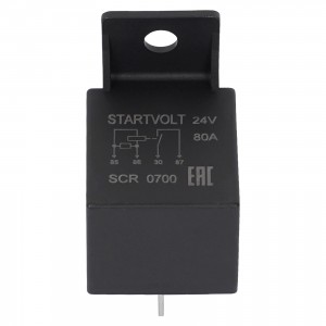 Реле 24V 80А 4 конт. для а/м Volvo/MAN/Scania/DAF/Mercedes-Benz (SCR 0700) SCR 0700 START VOLT