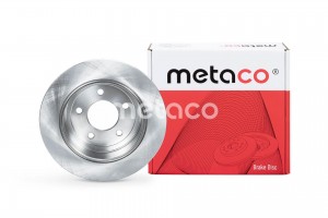 Диск тормозной CHRYSLER Voyager DODGE Caravan (00-) задний (1шт.) METACO 3060166 METACO