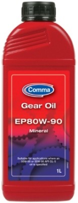 COMMA EP80W-90 GL-5 (1L) масло трансмиссионное! мин API GL-5, Ford M2C197-A, MB  EP80901L COMMA