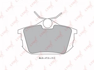 Колодки тормозные дисковые задние BD-5523 LYNXAUTO