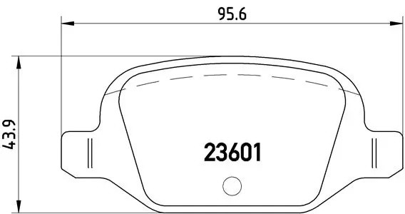 Колодки тормозные P23064 P23064 BREMBO