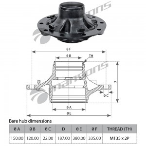 Ступица EcoPlus 3 300.624.1 MANSONS