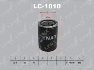 Фильтр масляный подходит для AUDI A4 95-01/A6 94-05 1.9TD, VW Passat 96-00 1.9TD LC-1010 LYNXAUTO