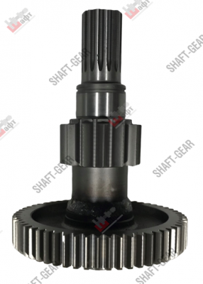 Вал промежуточный демультипликатора (длинный) КПП 10JSD, Маз, Shacman, Howo, Fot 10JSD1401707048 SHAFT