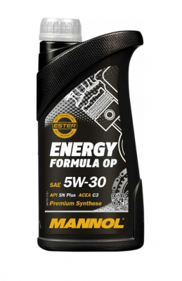 Масло моторное синтетическое 7701 Energy Formula OP 5W30 SN, C3 1л 1076 MANNOL
