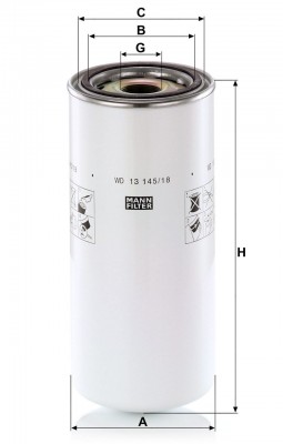 Фильтр масляный WD 13 145-18 MANN FILTER