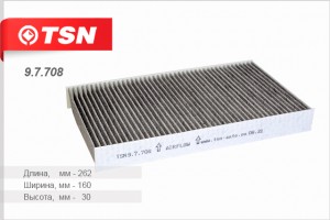 фильтр салона! угольный Ford Maveric 2.0-3.0 01>, Mazda Tribute 2.0-3.0 00> 9.7.708 TSN