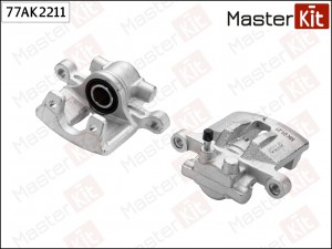 Суппорт тормозной зад.  прав. Mitsubishi LANCER VIII (CY_A, CZ_A) 2007 - Masterk 77AK2211 MASTER KIT