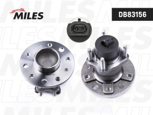 Ступица колеса задняя с подшипником с ABS (5 отверстий) OPEL ASTRA G/VECTRA A/B  DB83156 MILES
