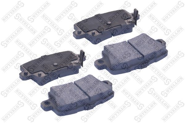 колодки дисковые задние! с антискрип. пл.\ Honda Civic VII 1.3i/1.4/1.8i/2.2CDTi 000-076B-SX STELLOX