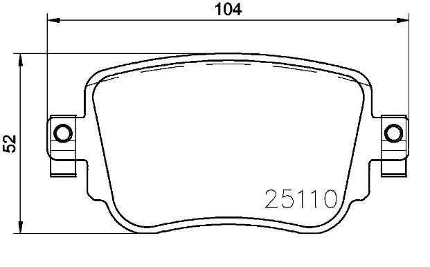 Колодки тормозные P85140 P85140 BREMBO