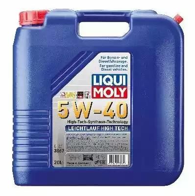 3867 LiquiMoly Синт-ое мот.масло Leichtlauf High Tech 5W-40 SP A3/B4 (20л) 3867 LIQUI MOLY