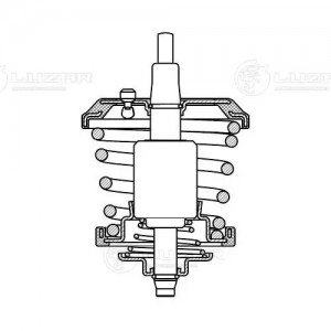 Термостат VW Amarok (10-15),Beetle AUDI A3 LUZAR LT 1806 LUZAR