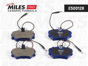 Колодки тормозные передние (Смесь CERAMIC серия PRO) PEUGEOT 306 93-01/405 92-96 E500128 MILES