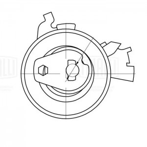 Ролик ГРМ Opel Astra F (91-) 1.6i/1.8i/2.0i (натяж.) (CM 5244) CM 5244 TRIALLI