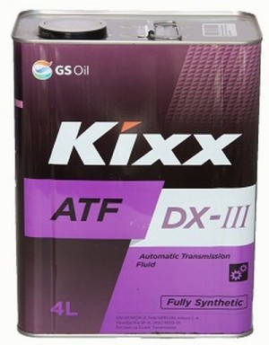Масло трансмиссионное KIXX ATF DX III 4л L250944TR1 KIXX