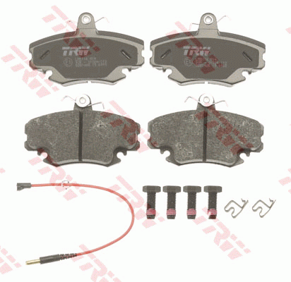 Колодки тормозные RENAULT Logan (04-), Sandero, Clio (91-98) передние (4шт) TRW GDB1465 TRW