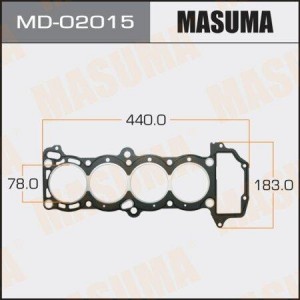 прокладка ГБЦ!\ Nissan Primera/Sunny 1.6 16V GA16DS/DE 90> MD-02015 MASUMA