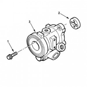 Насос ГУР 3310 ISF 3.8, КАМАЗ ISBe (Haffen) 0205 HAFFEN