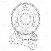 Ролик привод. ремня Land Rover Freelander I (96-) 1.8i (с натяж. мех.) ГУР (CM 5 CM5343 TRIALLI