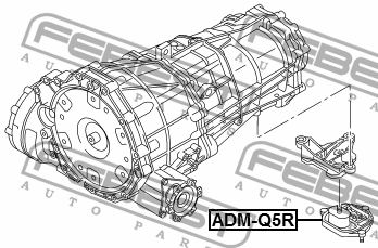 Подушка коробки скоростей задняя ADM-Q5R ADM-Q5R FEBEST