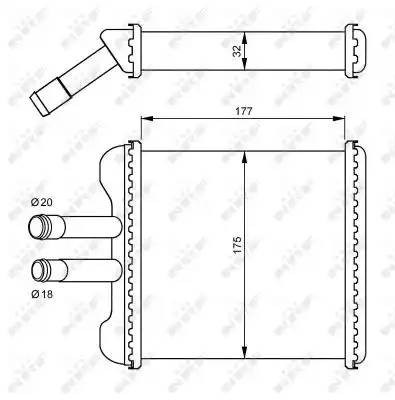 CHEVROLET LANOS /DAEWOO NUBIRA 54237 NRF