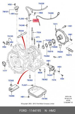 Уплотнение 1 144 195 FORD