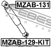 Сайлентблок заднего амортизатора MZAB-131 FEBEST