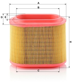 Фильтр воздушный(мятая упаковка) C 24 196 MANN FILTER