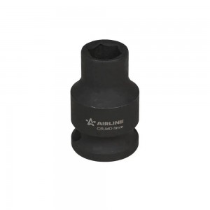 Головка ударная торцевая 3/8 DR шестигранная 8 мм L=30 мм (ATAS303) ATAS303 AIRLINE