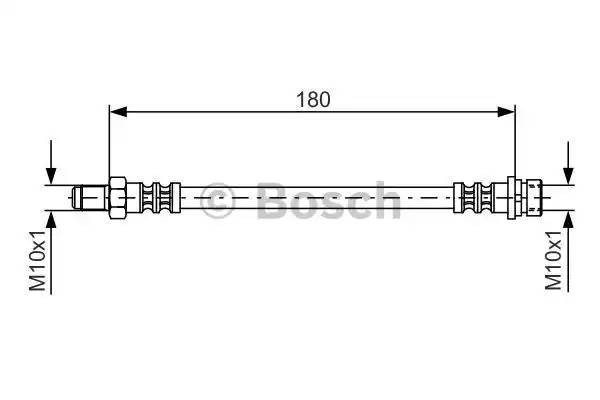 Шланг тормозной FORD Focus (98-04) задний левый/правый BOSCH 1 987 476 887 BOSCH