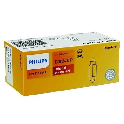 Лампа 12V C5W SV8.5-8 PHILIPS 12864CP PHILIPS